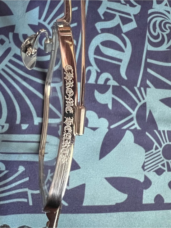 Chrome Hearts Phunk Brushed Silver Glasses main image 4